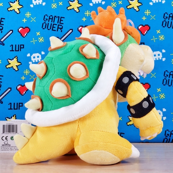 Little Buddy Nintendo BOWSER 10" #10 2017 All Star Super Mario Collectible Plush - Picture 4 of 12